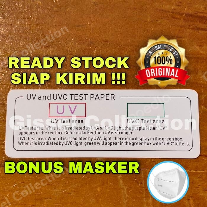 Jual Pilihan- Uvc Test Paper Uv Untuk Tes Uv Dan Uv-C Efektif Membunuh ...