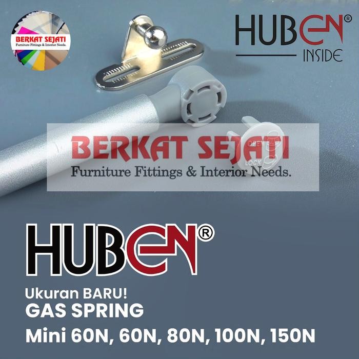 Jual GROSIR 1 DUS (100 PCS) Huben Gas Spring 100N 150N 80N 60N MiNi ...
