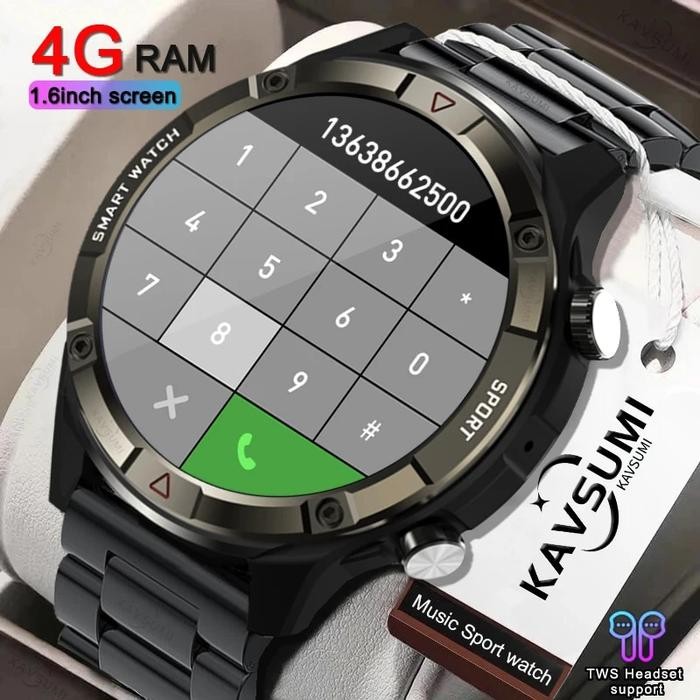 Jual 2023 New 4G Memory Smart Watch 454*454 HD Always Display The Time ...