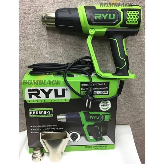 Jual Ryu Rhg 600-3 Hot Air Heat Gun, Hot Gun Blower Pemanas | Shopee ...