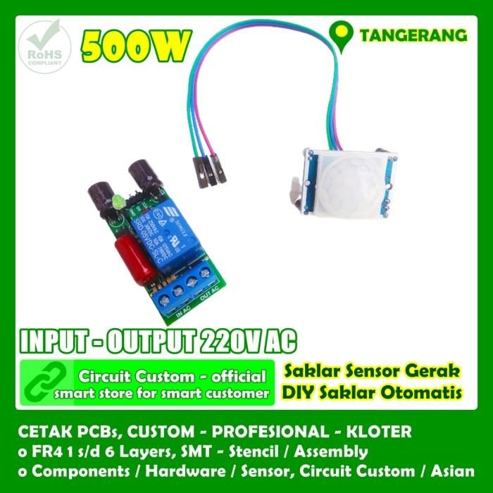 Jual [Expert] Saklar Sensor Gerak Otomatis AC 220V 500W DIY Switch ...