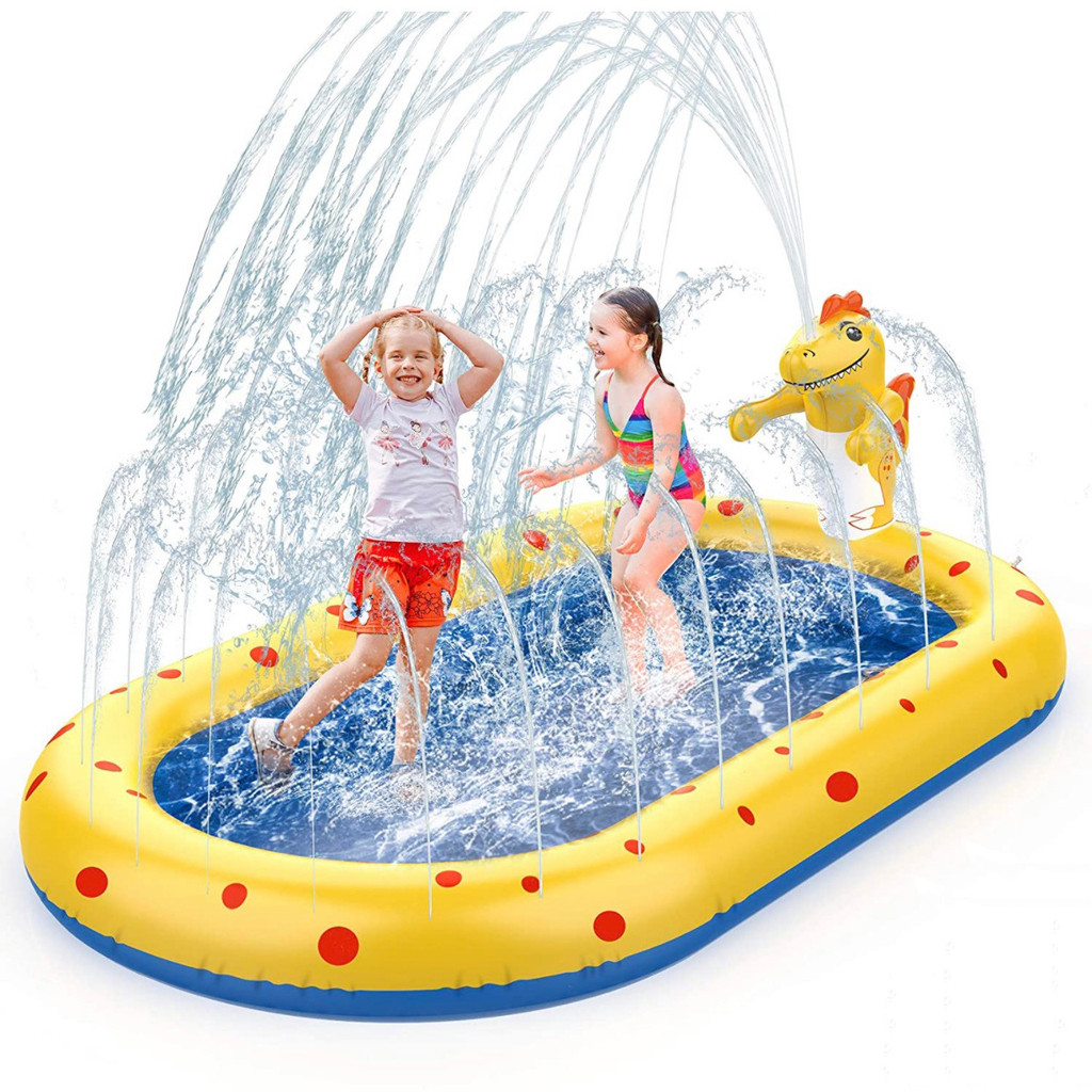 Jual 170*103*65Cm Inflatable Dinosaur Swiming Pool Pvc Kids Fountain ...