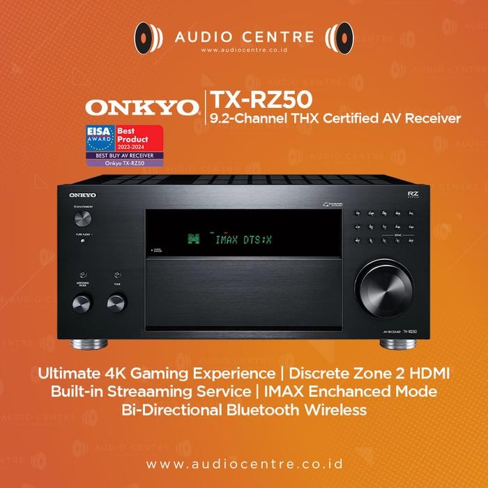 Jual NEW Onkyo TX-RZ50 TXRZ50 TX RZ50 AV Receiver 9Ch 4K 8K Dolby Atmos ...