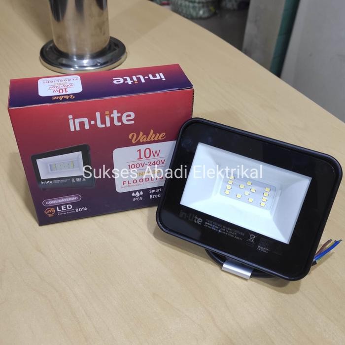 Jual LAMPU SOROT LED BER-GARANSI VALUE INLITE IN LITE 10 W 10W ...