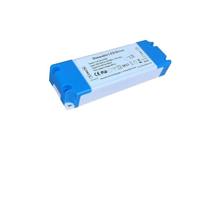 Jual Dimmable LED Driver 600mA Constant Current Terminal Black Power ...