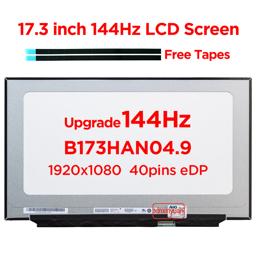 Écran LCD Neuf 17.3 Pouces FHD 144Hz Pour Asus TUF FA706I - Compatible B173HAN04.9, 40 Broches, Garantie 3 Mois