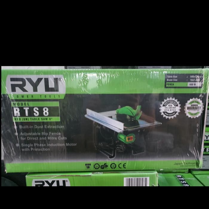 Jual RYU TABLE SAW 8 INCH RTS 8 - MESIN GERGAJI MEJA POTONG KAYU 8 INCH ...