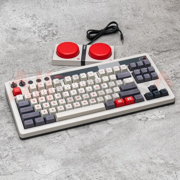 Jual 8Bitdo Retro Wireless 87 Keys Hotswappable Mechanical Keyboard ...