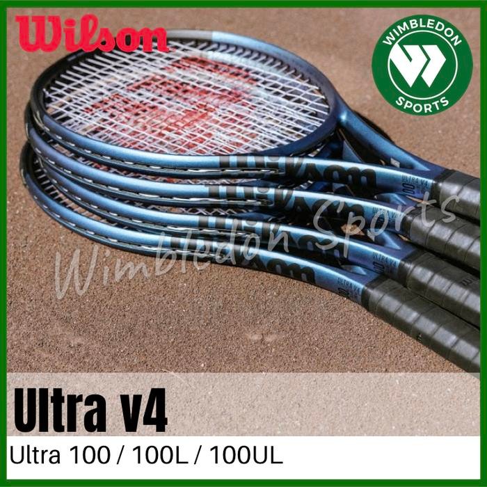 Jual Raket Tenis Wilson Ultra v4 / Raket Wilson Ultra 100 v4 ORIGINAL ...