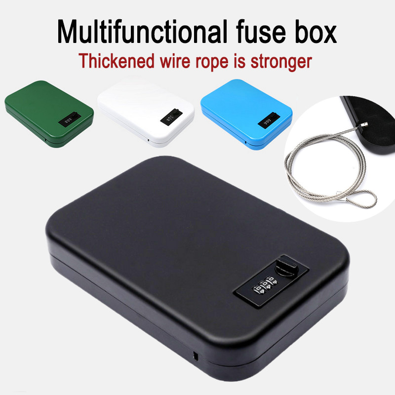 Jual Gun Safe Portable Strong Box Car Weapon Case Valuables Deposit Box ...
