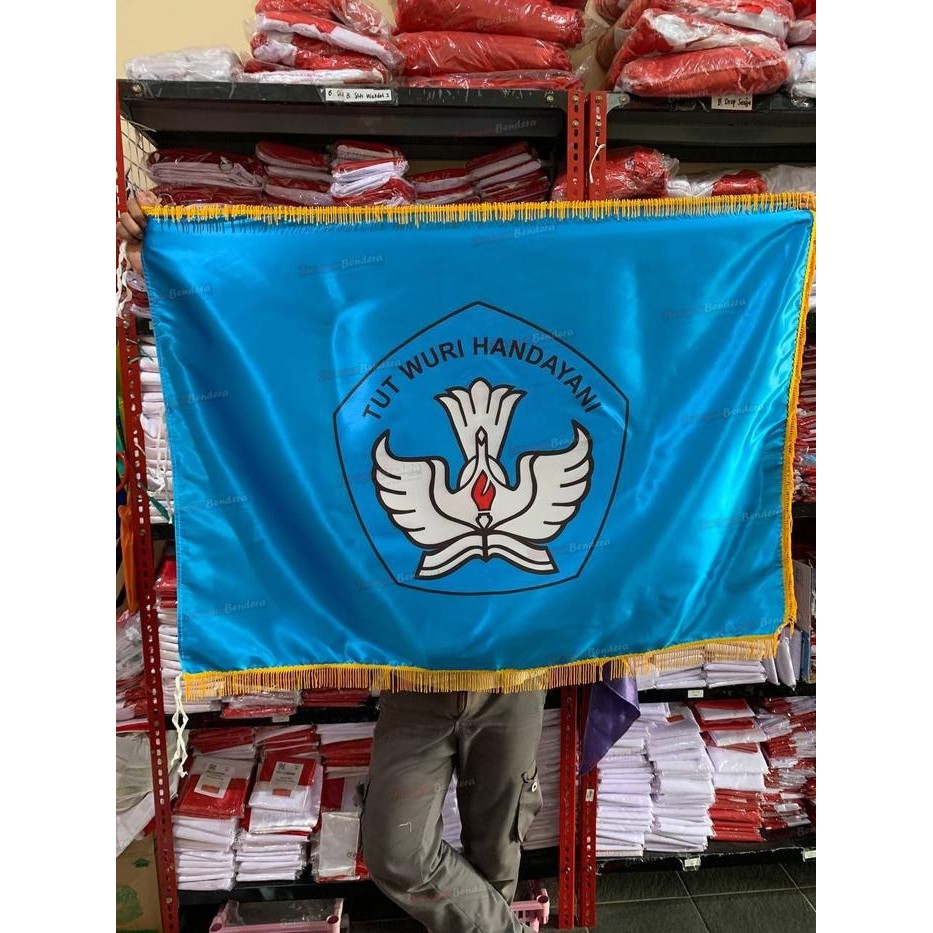 Jual TERMURAH Bendera Rumbai Tut Wuri Handayani Satin Premium READY ...