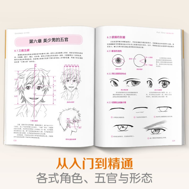 Jual 3 Books Comic Sketch Technique Book Beautiful Girl Boy and Q ...