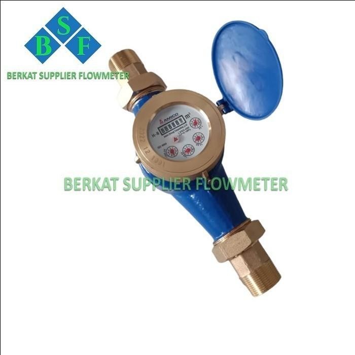 Jual Water Meter 1 Inch Amico - Meteran Air - Flow Meter | Shopee Indonesia
