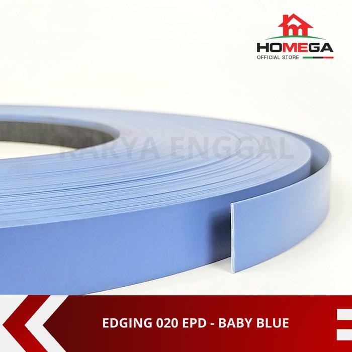 Jual PVC Edging HOMEGA - Pelapis Meja PVC - Tekstur Baby Blue - Ukuran ...