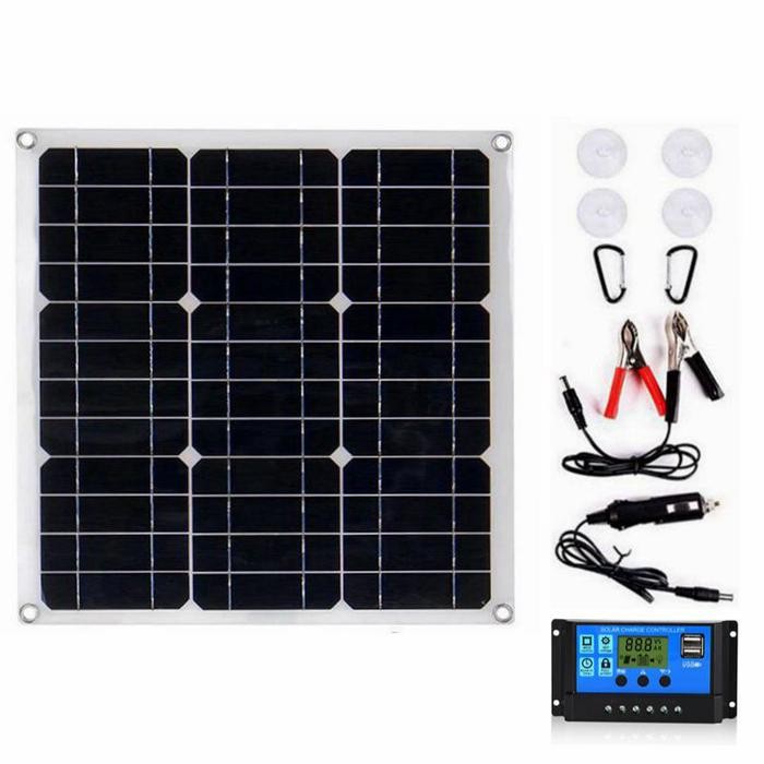 Jual 60W/100W SOLAR PANEL PANEL SURYA PEMBANGKIT LISTRIK TENAGA SURYA ...