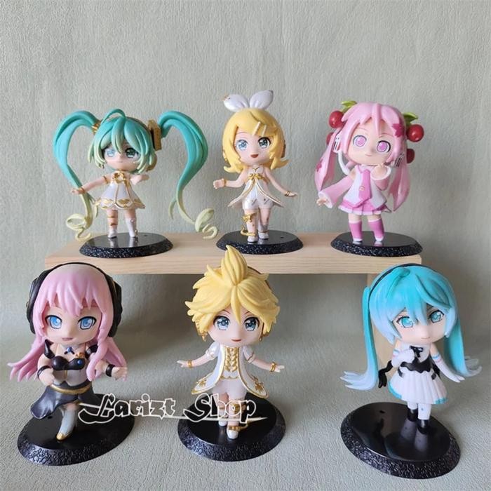 Jual Wcf Anime Vocaloid Hatsune Miku Ren Len Luka Mergurine Figure Set ...