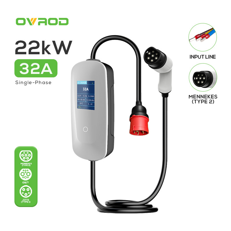 Jual Electric Car Charger Station 3 Phase 32a Ev Fast Wallbox 22kw ...