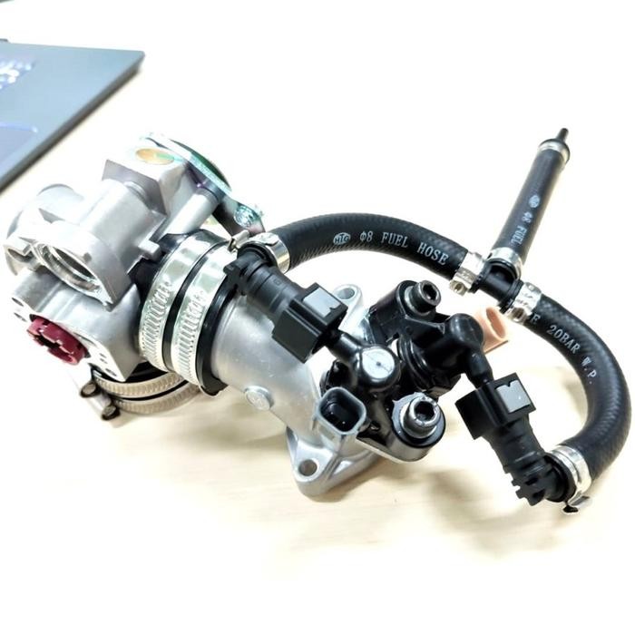 Jual Intake BRT NMAX Double Dua Injektor Dual Injector Best Quality ...