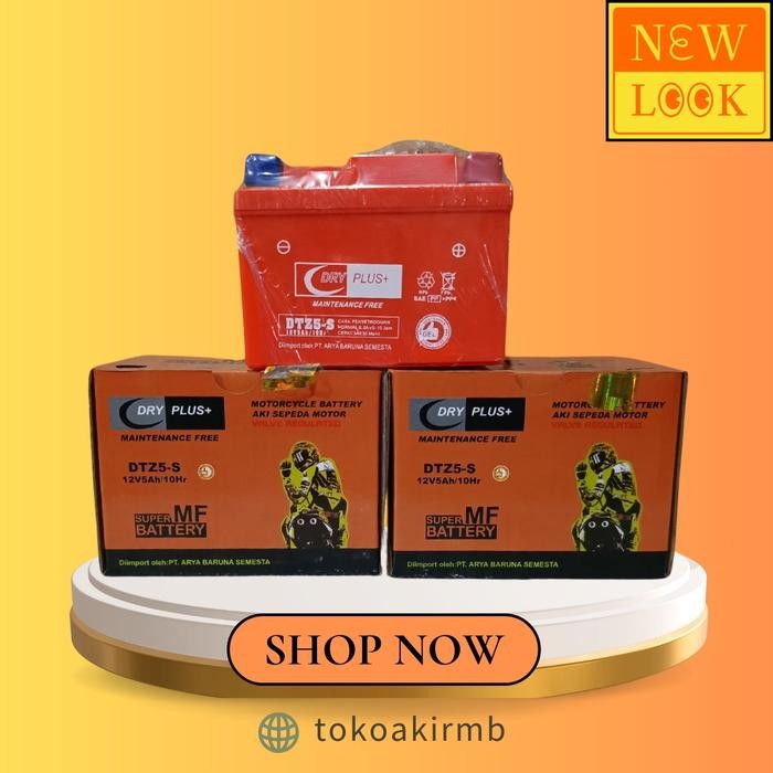 Jual AKI MOTOR KERING UNTUK MOTOR BEAT / VARIO / SCOOPY / MIO SOUL