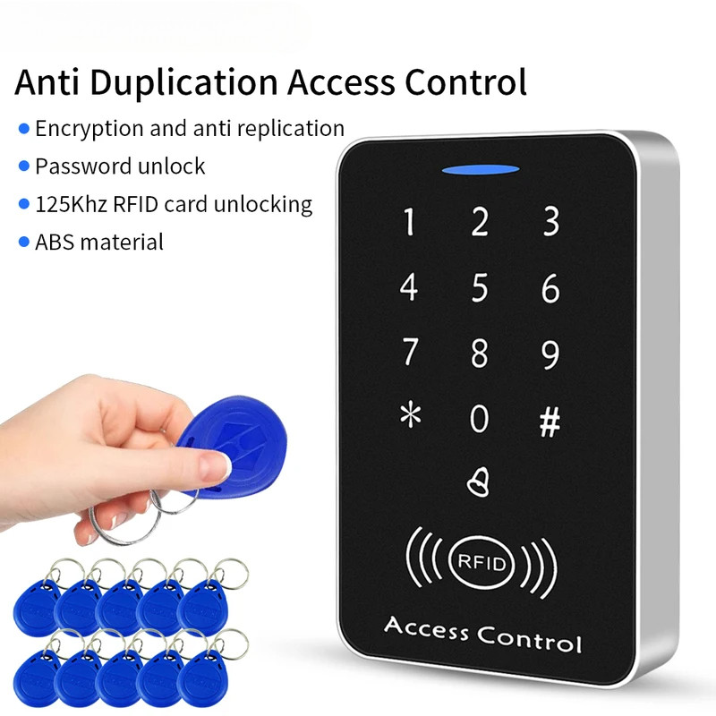 Jual Standalone Fingerprint Access Controller Device 125Khz RFID Access ...