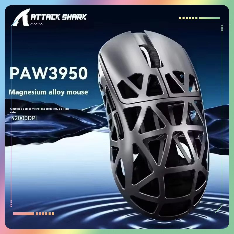 Jual Attack Shark R2 8K Magnesium Alloy Wireless Mouse Paw3950 ...
