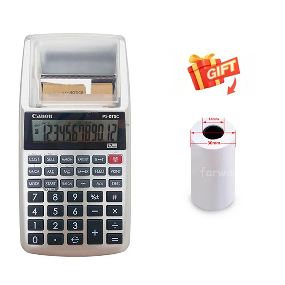 Jual P1 P1-DTSC Calculator Mini Printing Monochrome Desktop Printer ...
