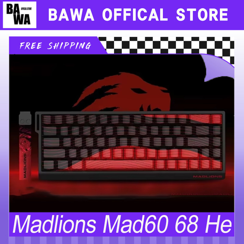 Jual Madlions Mad60 68 He Mechanical Keyboard Magnetic Switch 8k Wired ...