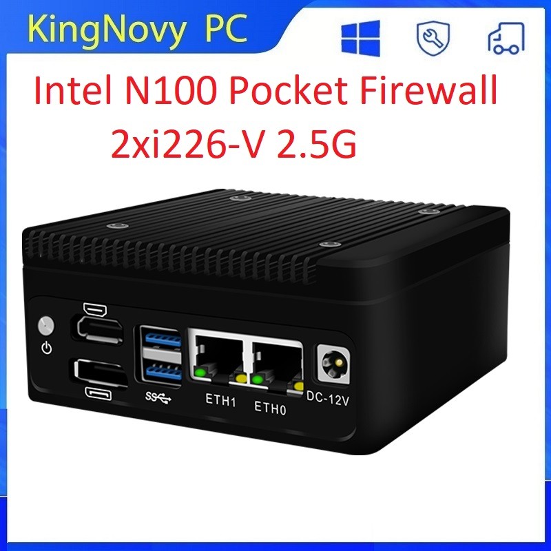 Jual Topton Firewall Router 12th Gen Alder Lake Intel N100 DDR5 Pocket ...