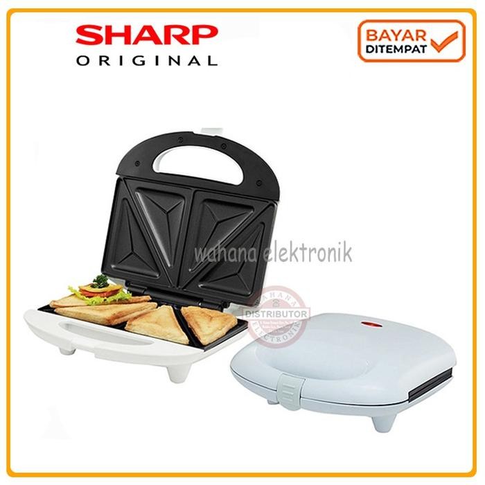 Jual Sandwich Maker/Toaster Sharp KZS-70L(W) Pemanggang Roti Garansi ...
