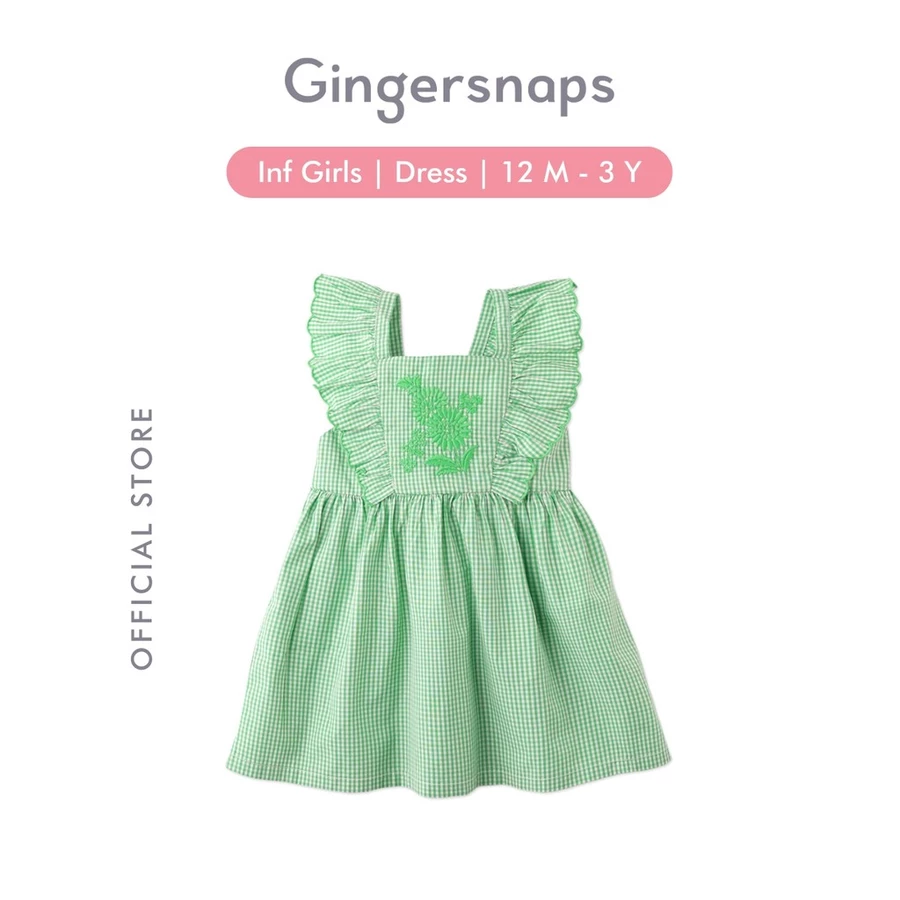 Mini Bohemian Trotter Dress Green
