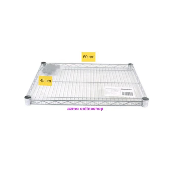 Jual Krisbow Ambalan Rak Besi Silver_Wire Rack Heavy Duty 60X45 Cm ...