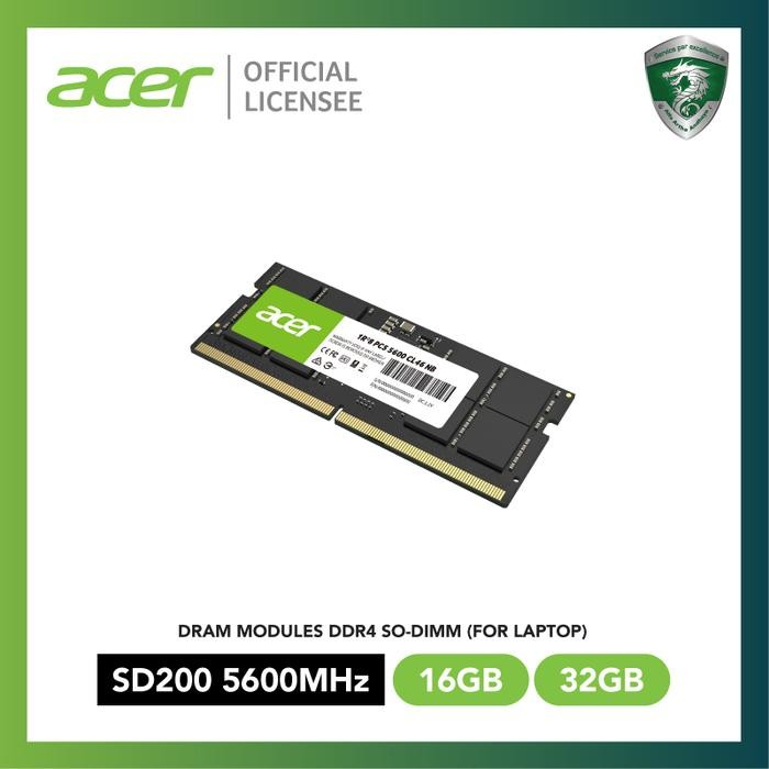 Jual Promo!! Acer Sd200 Ddr5 5600 So-Dimm [Notebook Ram] | Shopee Indonesia