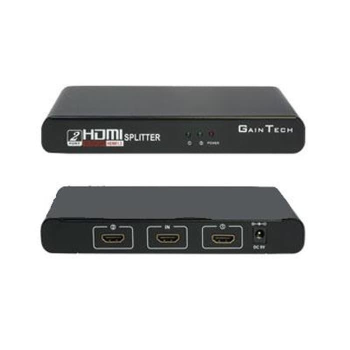 Jual Hdmi Splitter 1-2 Gaintech / Splitter 2 Port / 1-2 Port | Shopee ...