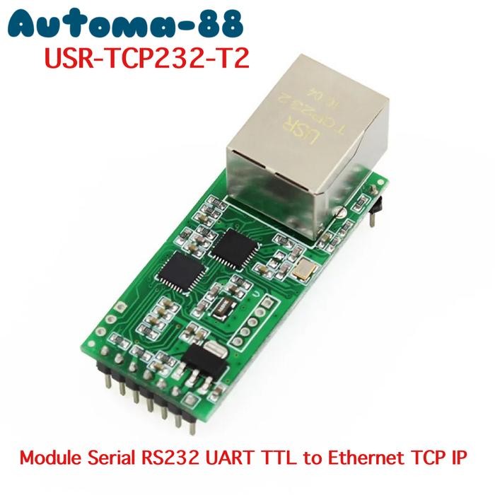Jual NEW' MODULE SERIAL RS232 UART TTL TO ETHERNET TCP IP RJ45 USR ...