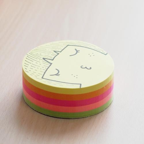 Jual KOIC Stick'N Die Cut 21358 Neon Die Cut 250'S Circle Memo Sticky ...