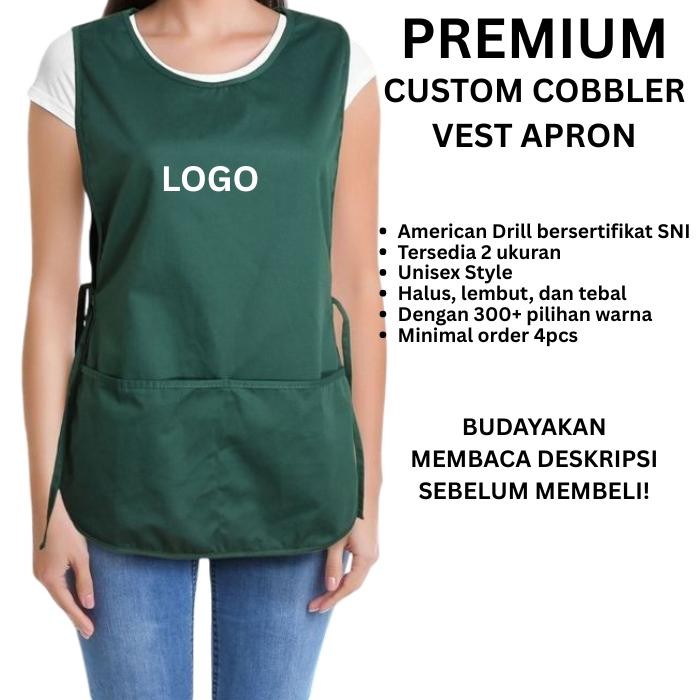 Jual CPDP [CUSTOM] American Drill Cobbler Vest Apron Celemek Rompi ...