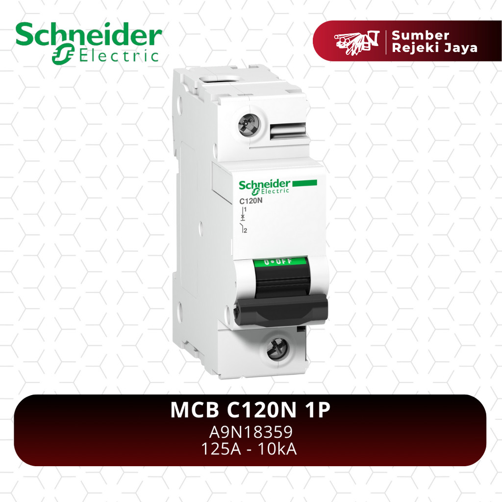 Schneider MCB C120N 1P 125A 10kA | A9N18359 