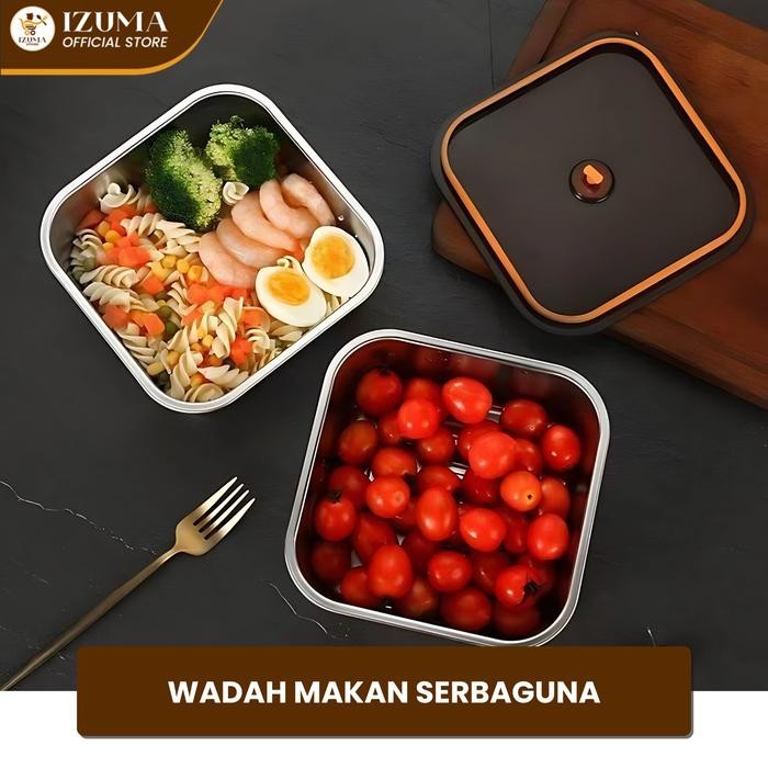 Jual ASLI iFood box kontainer Stainless SUS304 Anti tumpah rowave Wadah ...