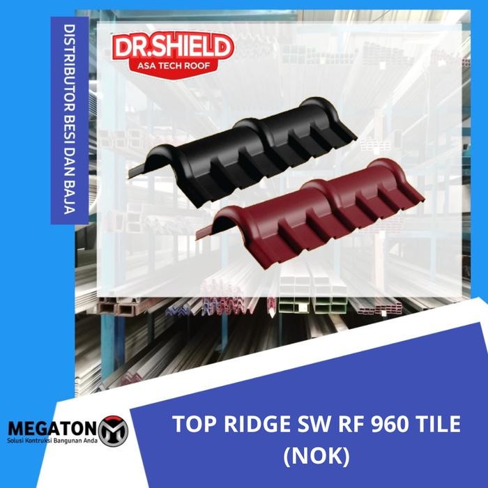 Jual TOP RIDGE SW RF 960 TILE NOK GENTENG UPVC ALDERON | Shopee Indonesia