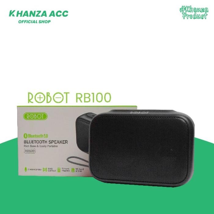 Jual (Expert) KHANZAACC Speaker Bluetooth Robot RB100 Portable Wireless ...