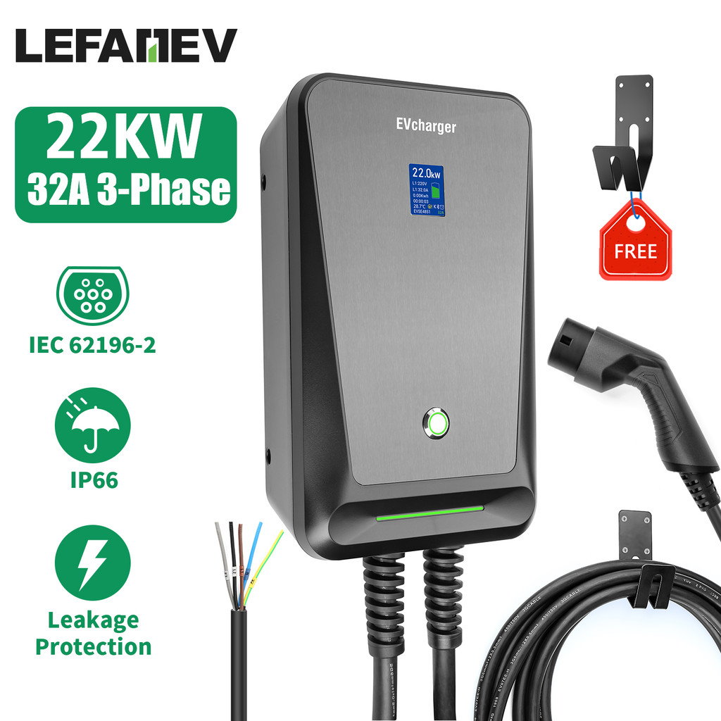 Jual EV Charging Station 7KW 11KW 22KW 3Phase Electric Vehicle Charger ...