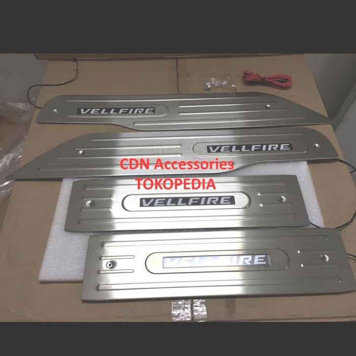 Jual Sillplate / Sill Plate Vellfire / Scuff Plate Toyota Vellfire ...