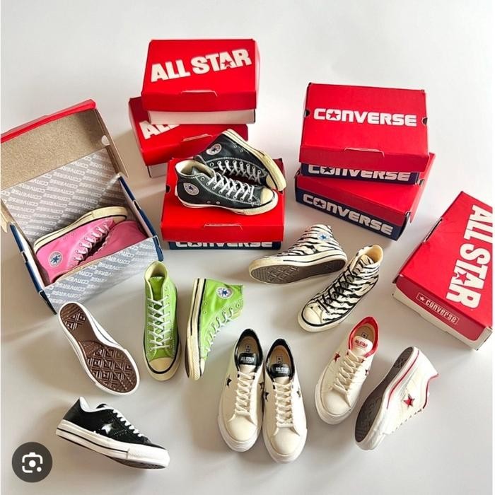 Jual CONVERSE ONE STAR & ALL STAR US HI Miniature FIGURE sepatu ...