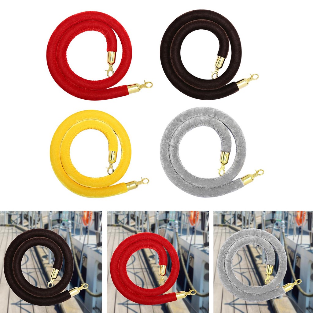 Jual Stanchion Rope 1.5 Meter Velvet VIP Crowd Control Queue Line ...