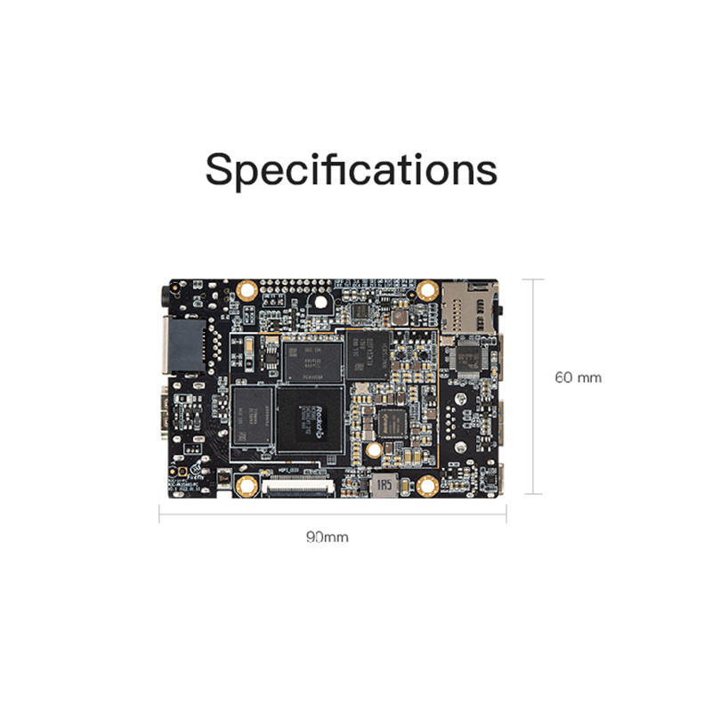 Jual ROC-RK3588S-PC Rockchip RK3588 8K AI MainBoard 8-core 64-bit 4GB ...