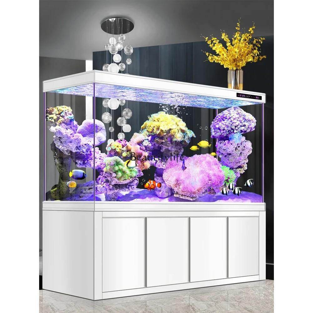 Curated visual reference: Jual Large Aquarium Bottom Filter Ultra White Glass Partition Photo Inspiration