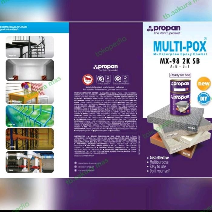 Jual PROPAN MULTIPOX MX 98/ CAT EPOXY SERBAGUNA 1LT SET | Shopee Indonesia