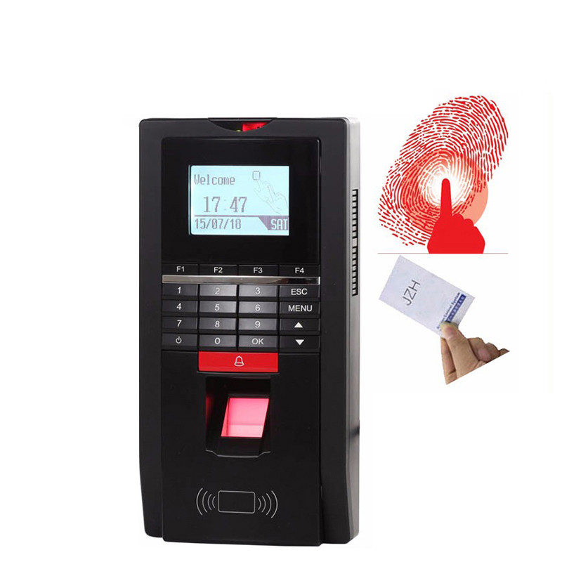 Jual Biometric Fingerprint RFID Card Access Control System Time ...