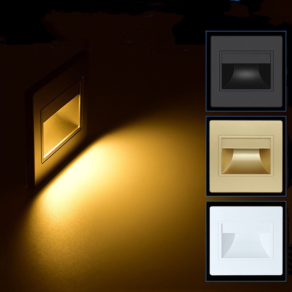 Jual tokocikiniii Recessed Ladder Wall Light 1.5W LED Stair&Step Lamp ...