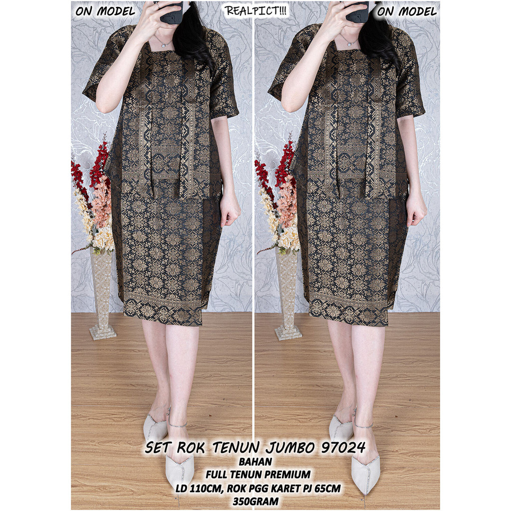 Jual SET ROK TENUN JUMBO 97024 (READY STOK) | Shopee Indonesia